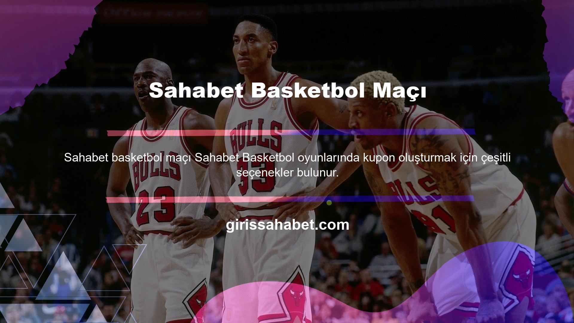 Çeşitli web sitelerinde çeşitli basketbol oyunlarına erişilebilir